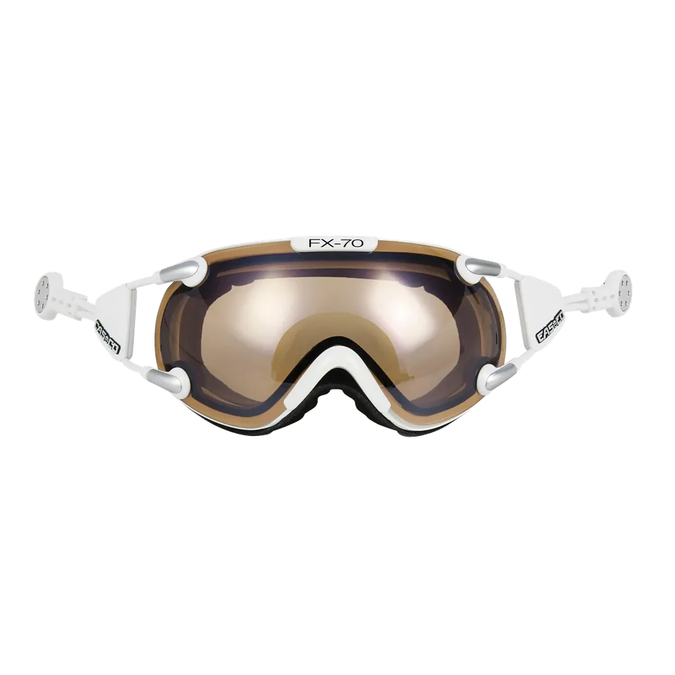 Casco FX70 Vautron viziera schi alb