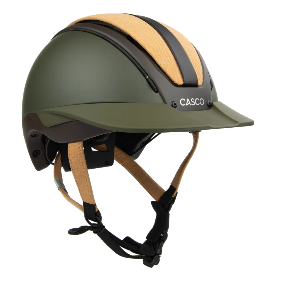 Casco DUELL ONE casca echitatie Cottage Brown nubuc