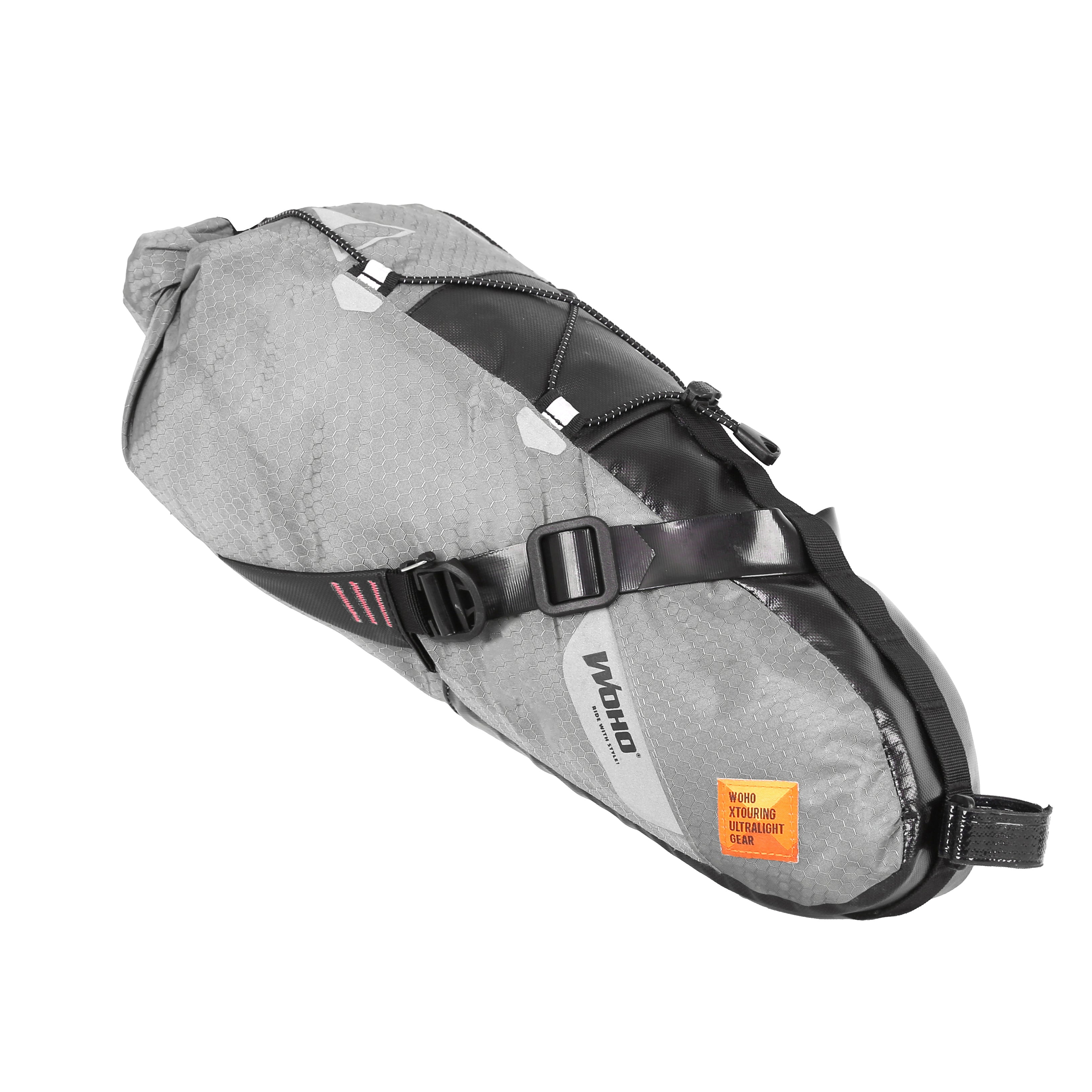 WOHO XTOURING Saddle Bag Dry S geantă șa impermeabilă gri