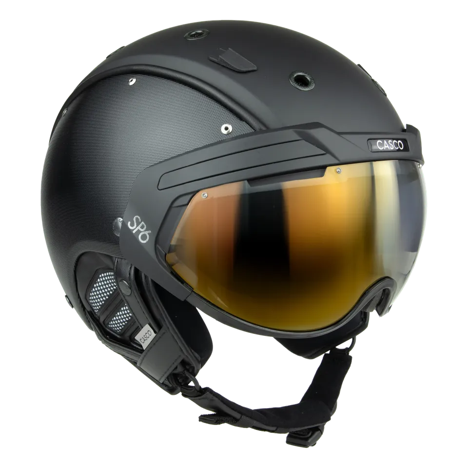 Casco SP-6 Prime Structure cască schi neagră cu vizieră