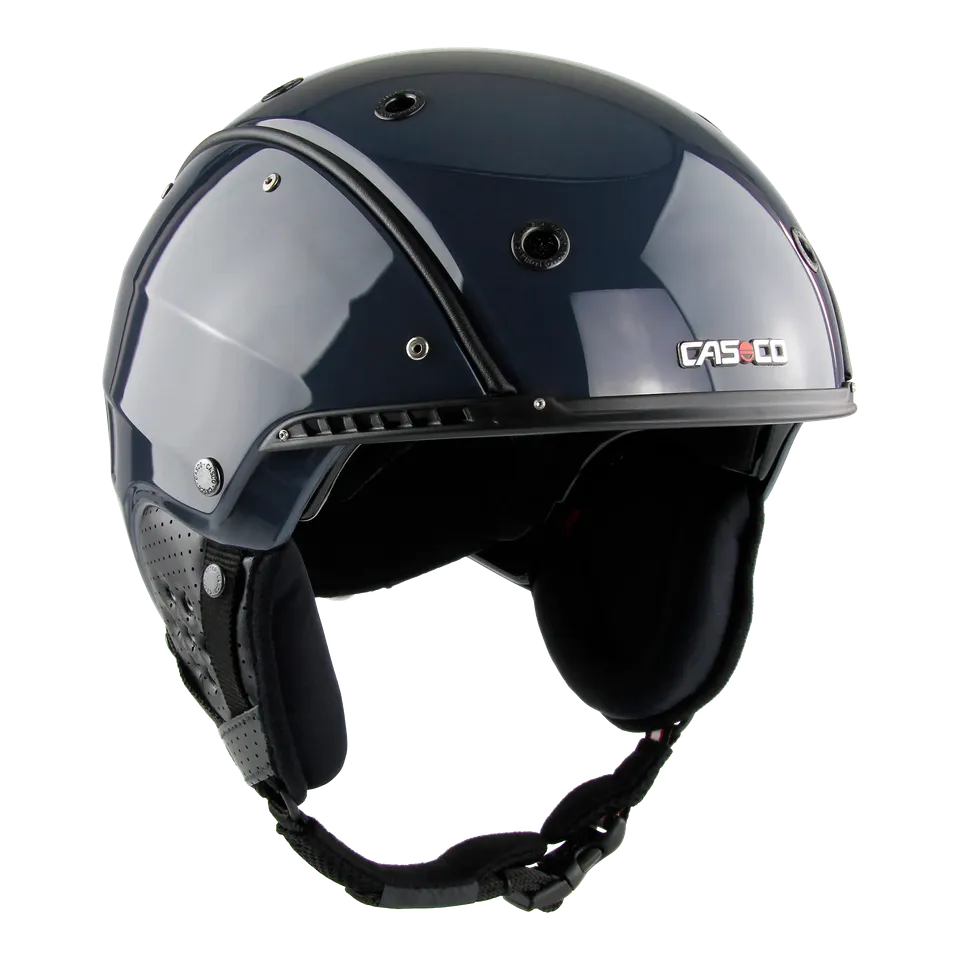 Casco SP-4.1 casca schi gri inchis cu husa rigida