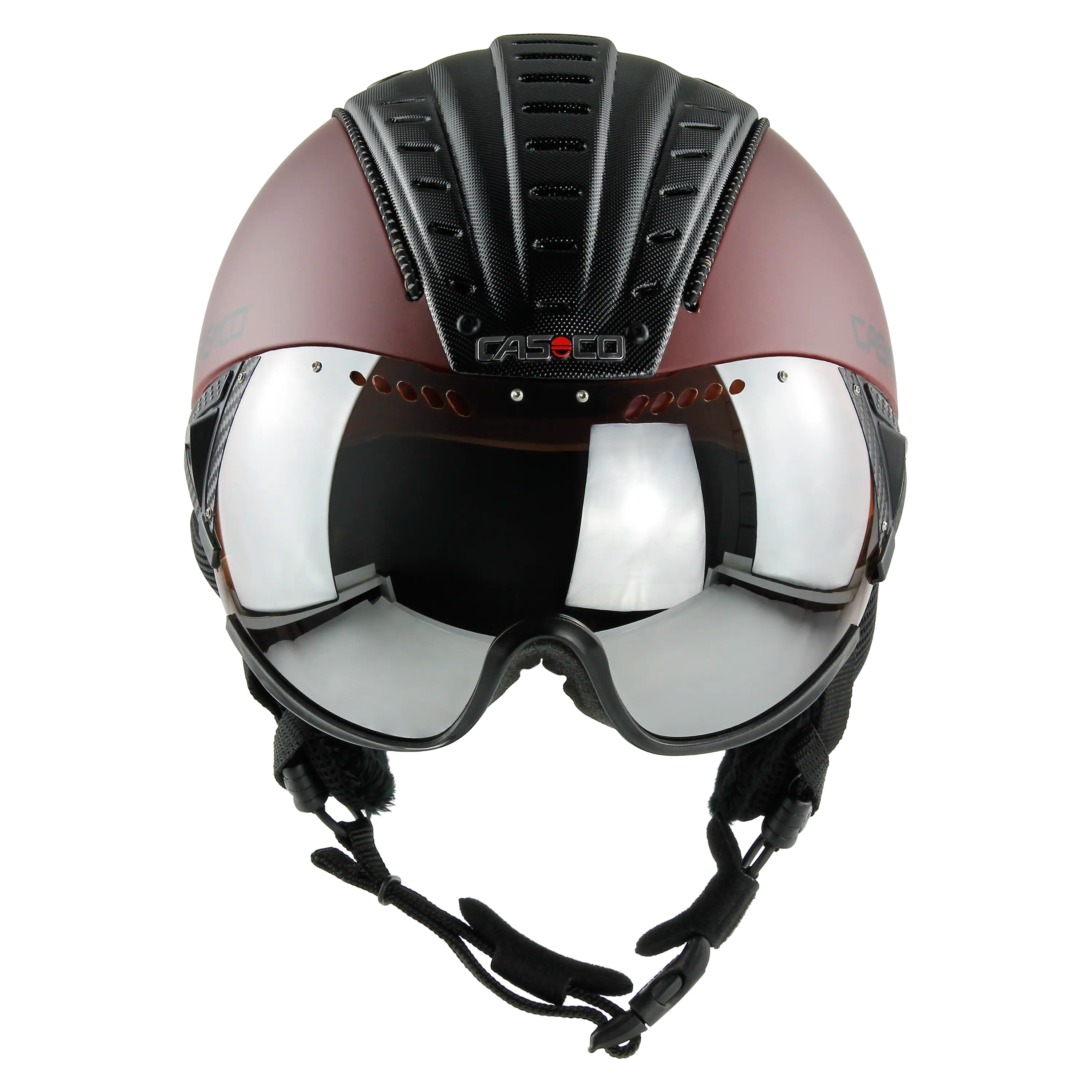 Casco SP-2 Carbonic casca schi cu viziera rosie