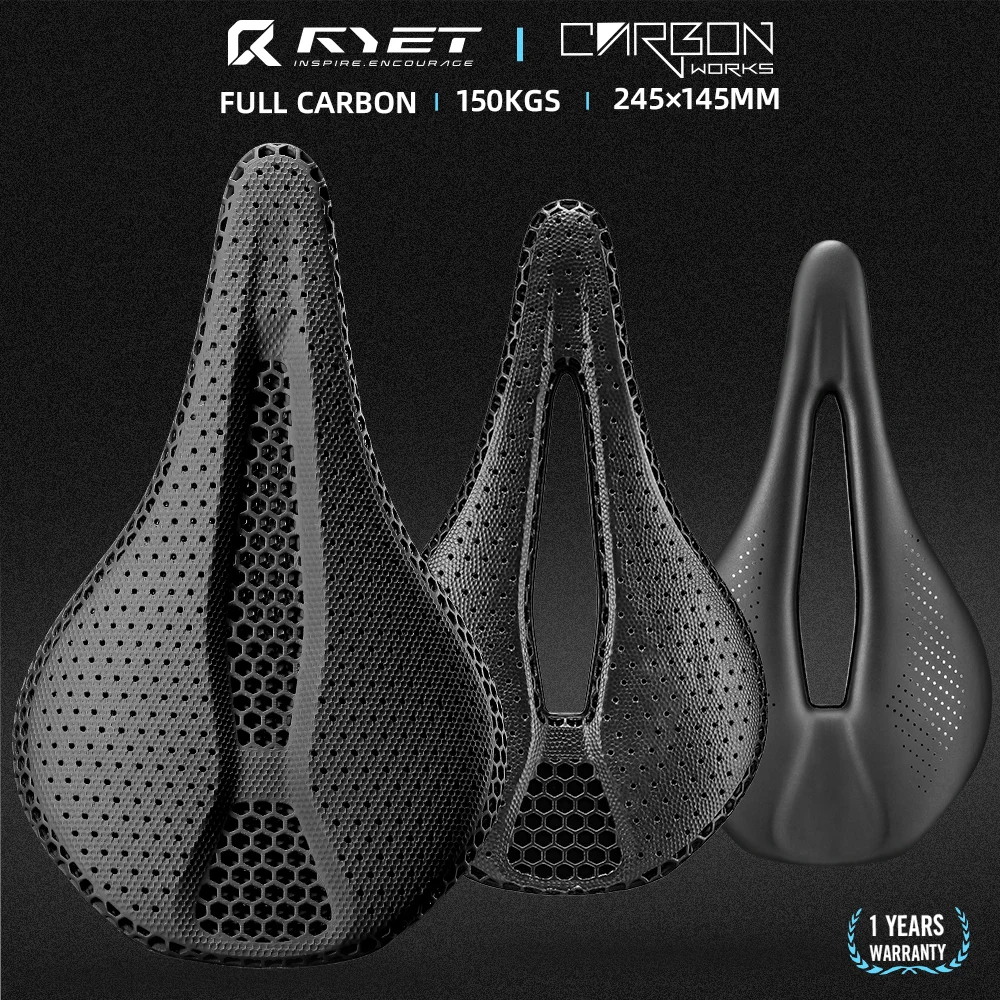 Ryet RT06 șa bicicletă carbon 3D 145mm 130g