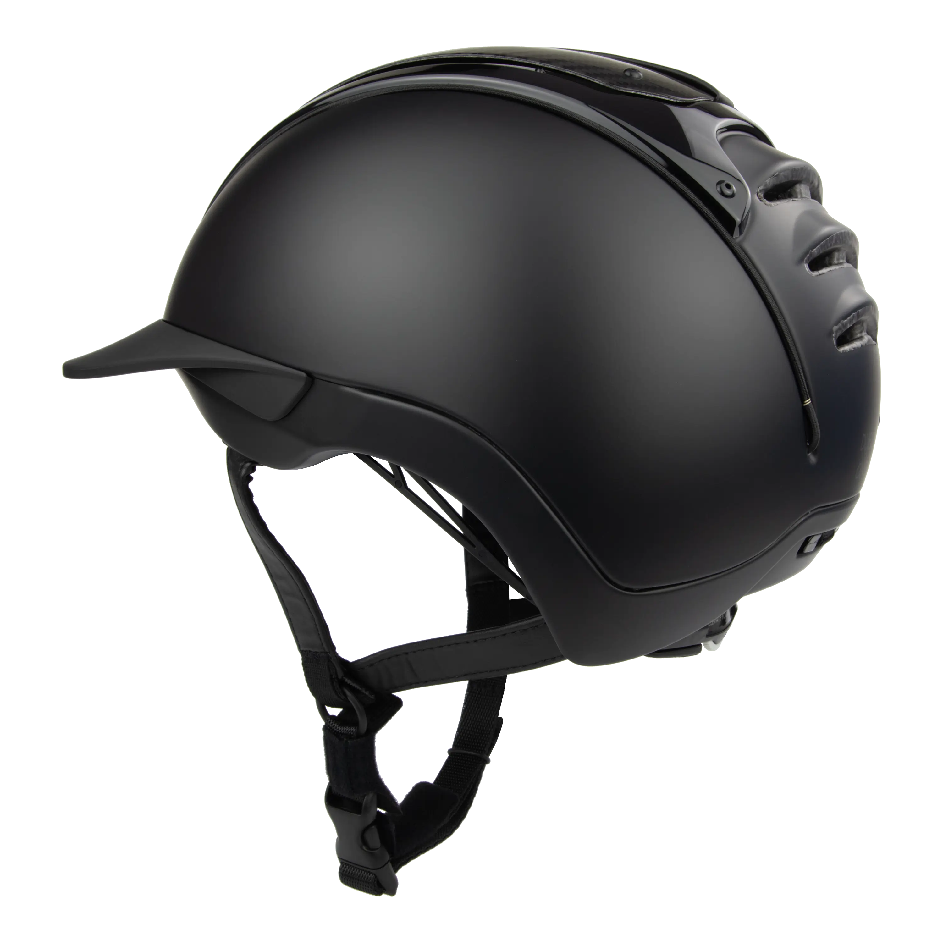 Casco Duell One Carbon casca echitatie neagra S-M-L