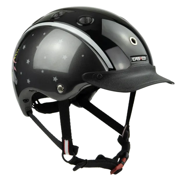 Casco Nori Black Gray Unicorn casca echitatie copii 360g