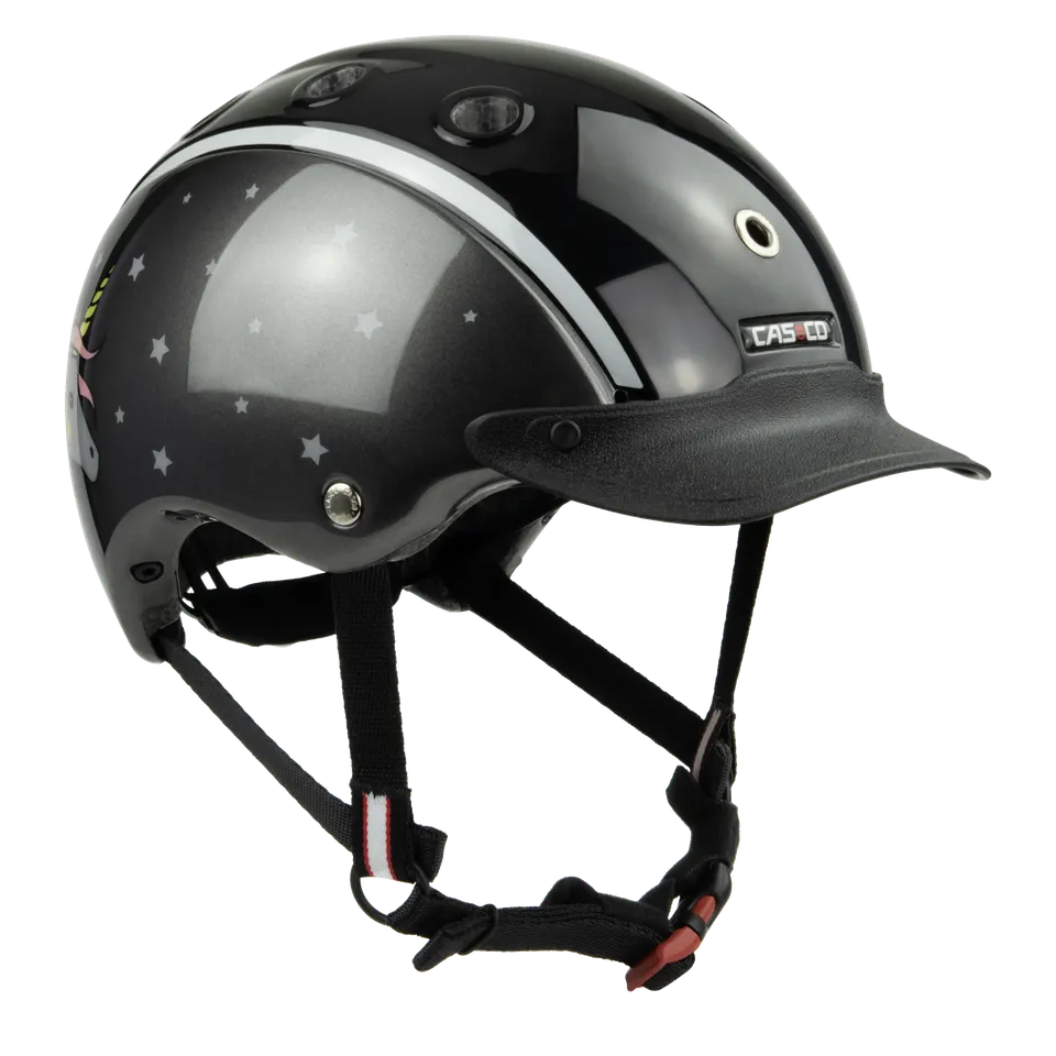 Casco Nori Black Gray Unicorn casca echitatie copii 360g
