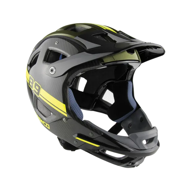 Casco MTBE Full Face Carbon Neon casca MTB integrala M