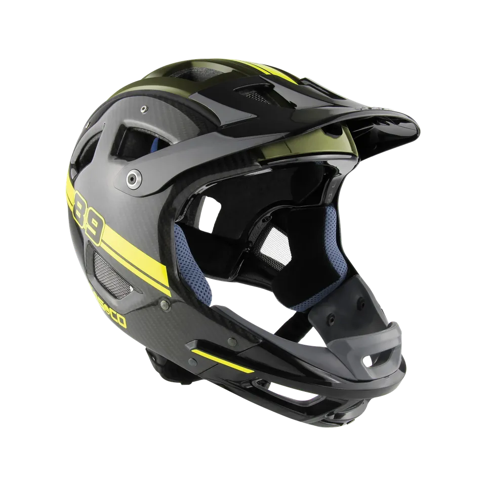 Casco MTBE Full Face Carbon Neon casca MTB integrala M