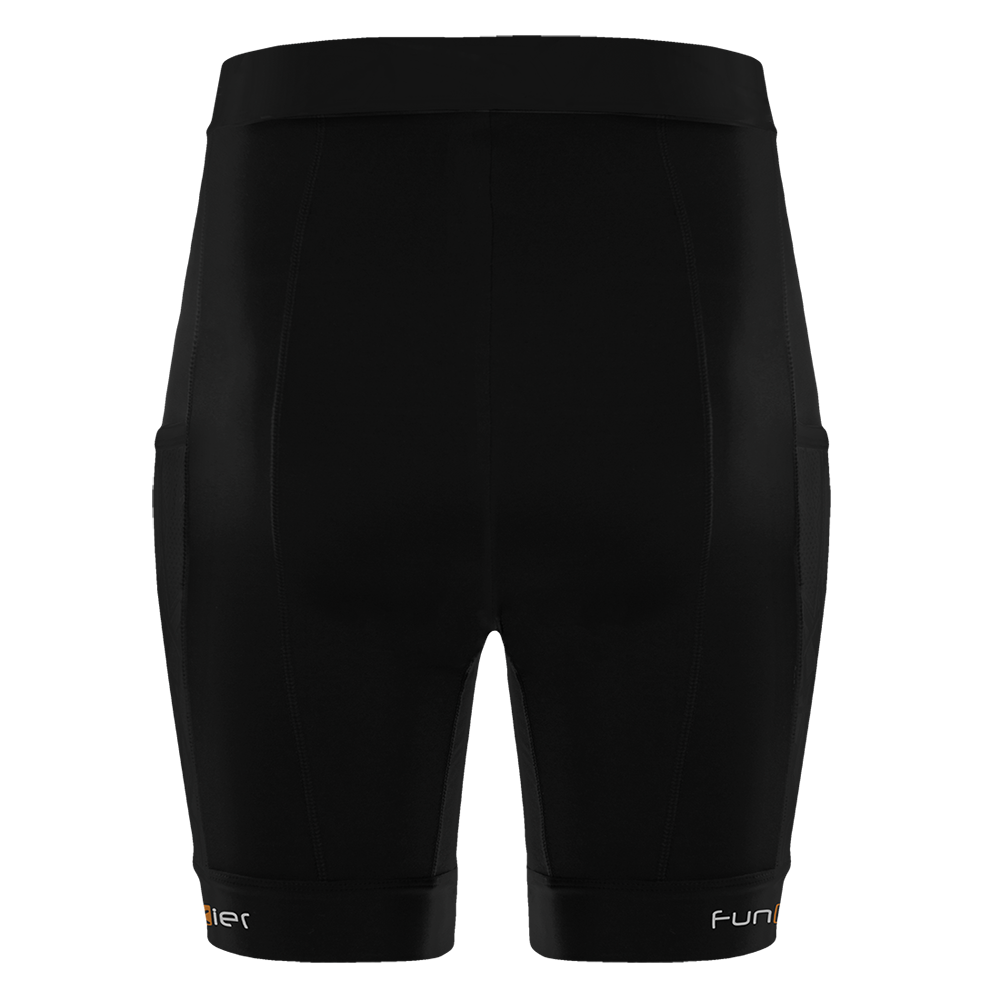 Funkier Marsala pantaloni scurti alergare elastici