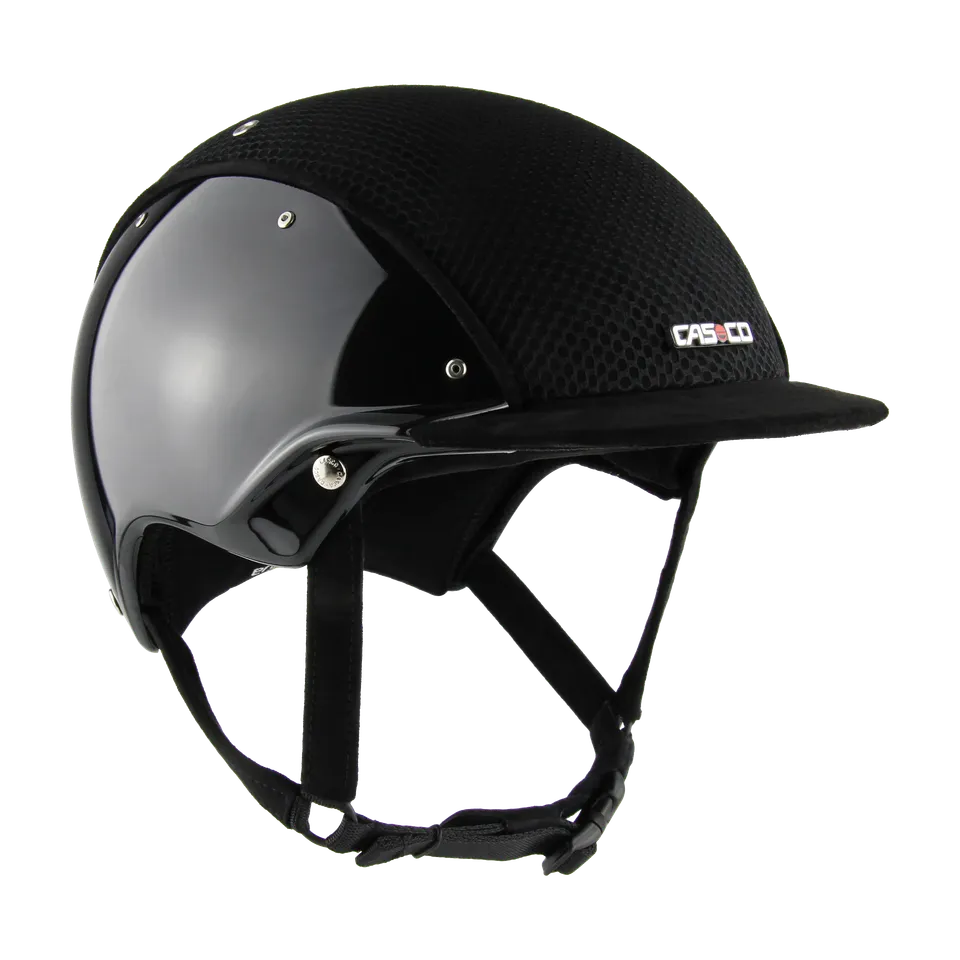 Casco Apart casca echitatie negru lac si velur