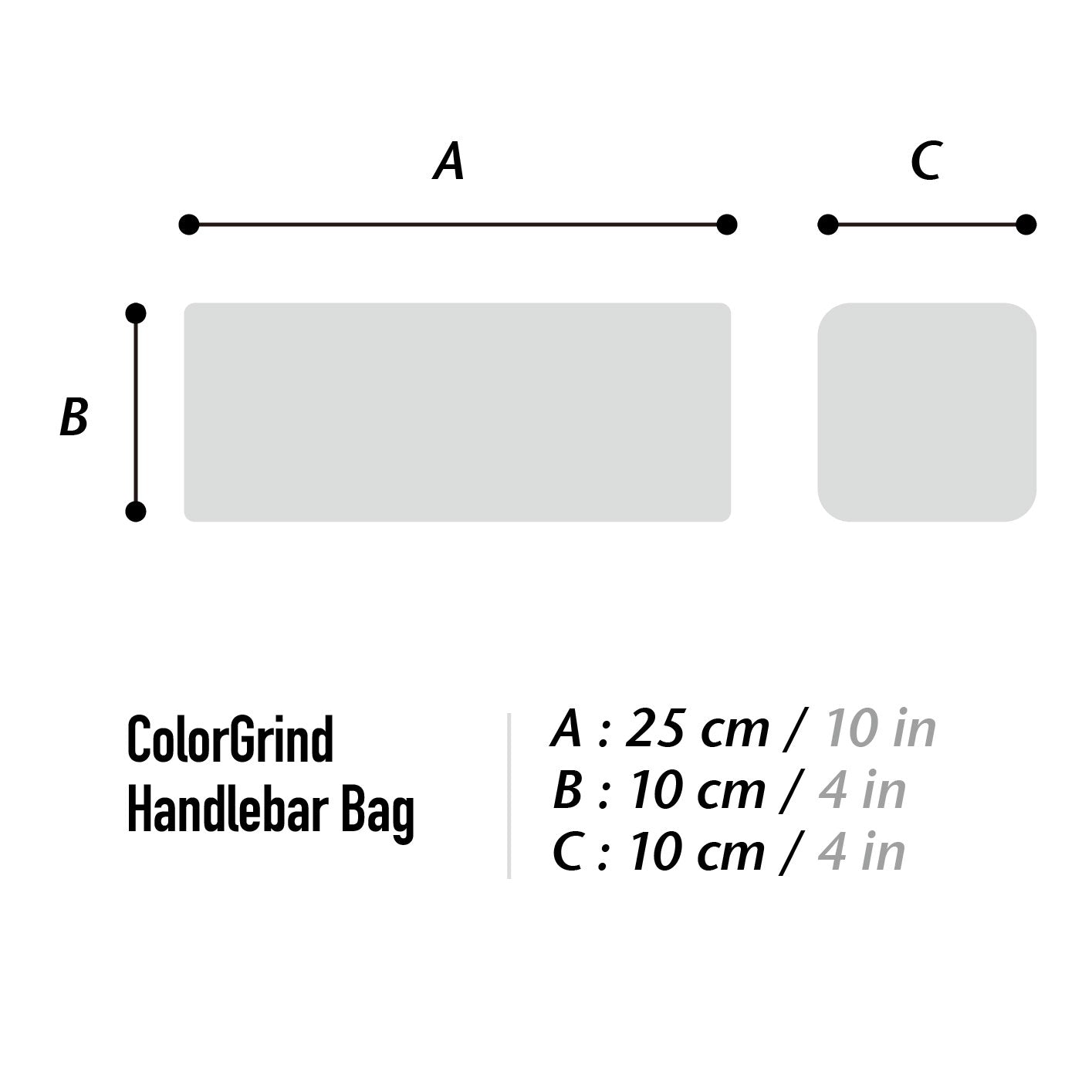 WOHO ColorGrind Purple geanta ghidon 2,5L Cordura