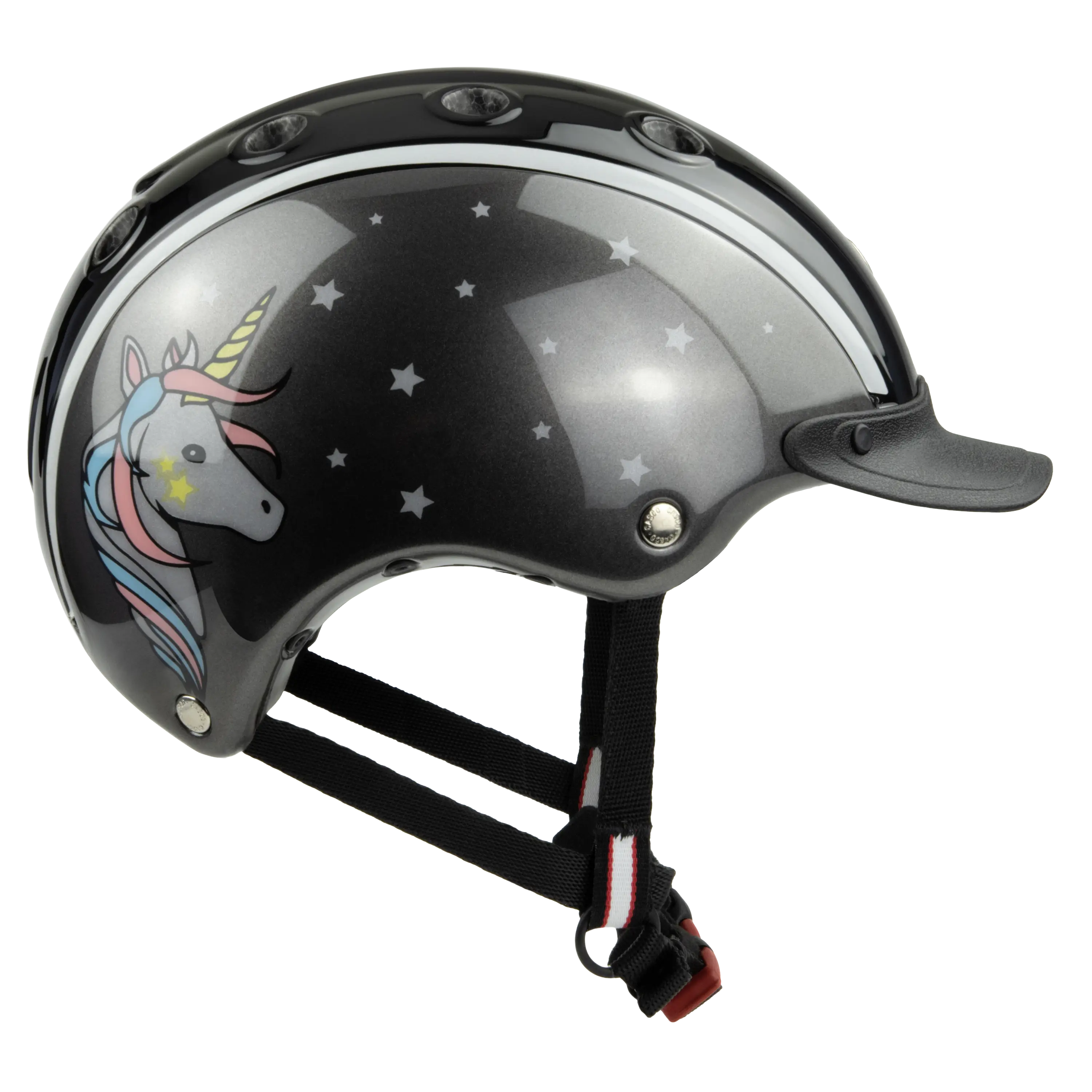 Casco Nori Black Gray Unicorn casca echitatie copii 360g