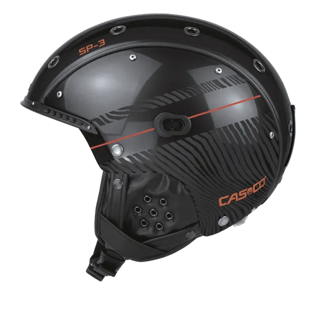 Casco SP-3 Stealth Racer cască schi negru ventilație
