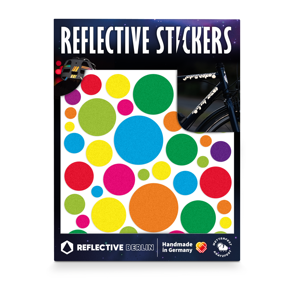 KED Speedy Blue stickere reflectorizante casca