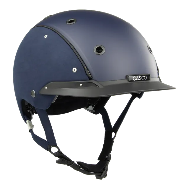 Casco Champ Embellis Blue casca echitatie albastra nubuc