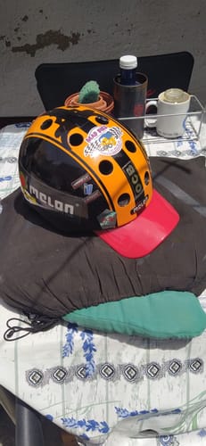 Melon Vista Solid Red vizieră cască roșie