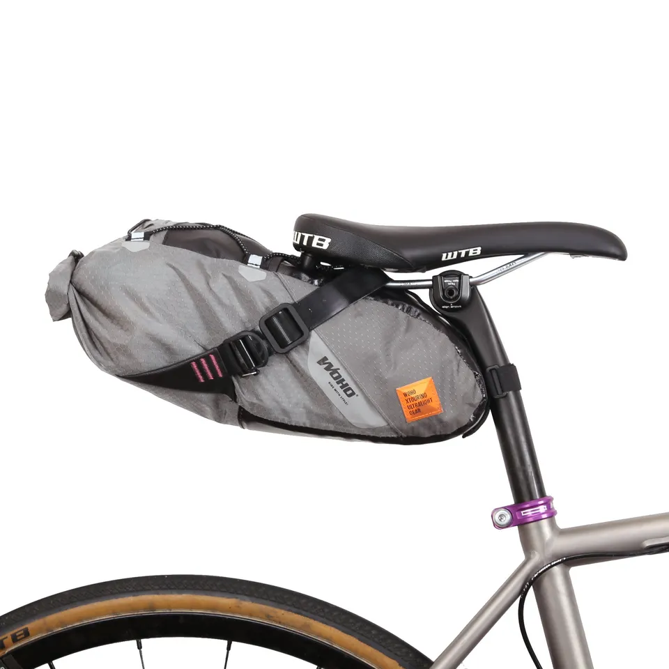 WOHO XTOURING Saddle Bag Dry S geantă șa impermeabilă gri