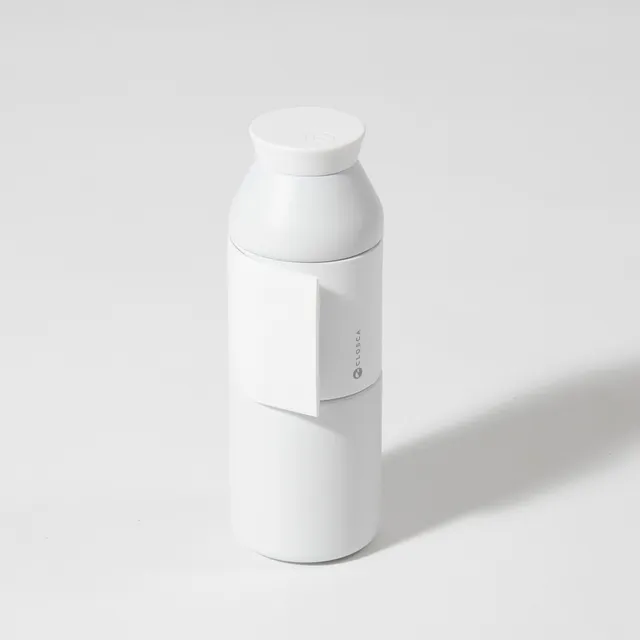 Closca Travel White sticlă termică inox 600ml