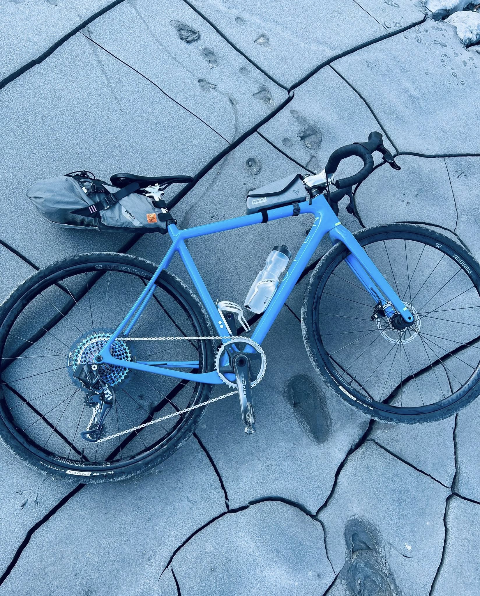 WOHO XTOURING Top Tube Bag Dry geantă cadru gri Standard