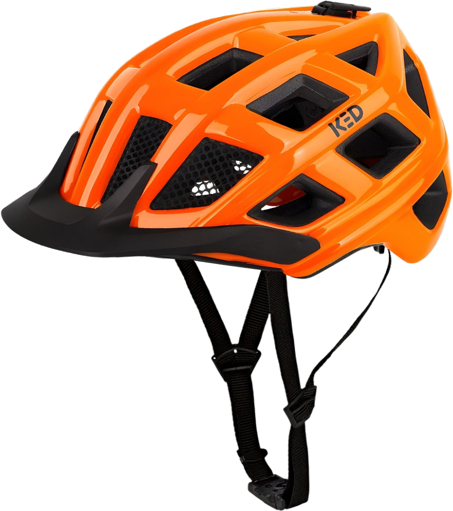 KED Crom Swiftie casca bicicleta Orange Glossy M 52-58