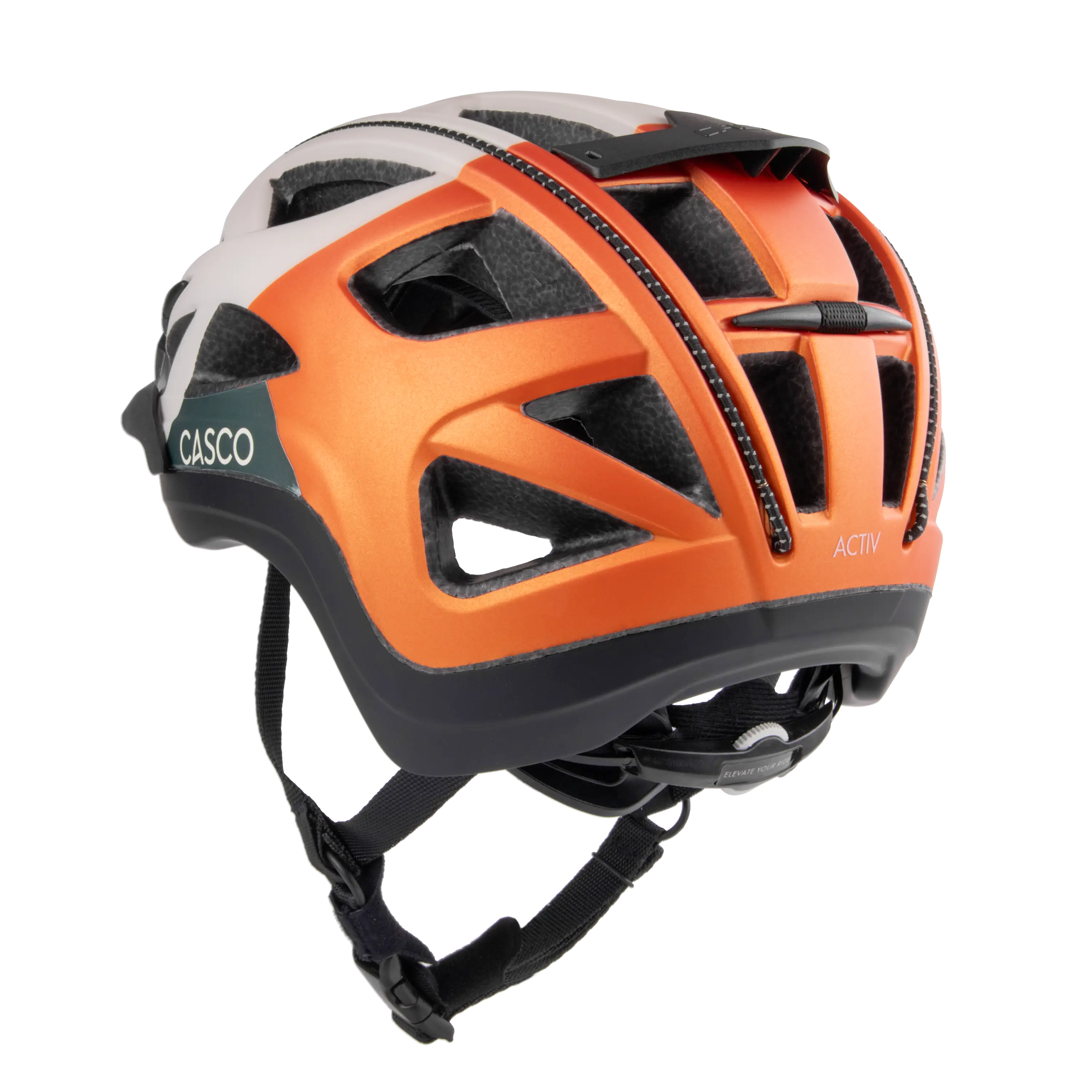 Casco Activ SL Nomad Silk casca bicicleta alb-portocaliu