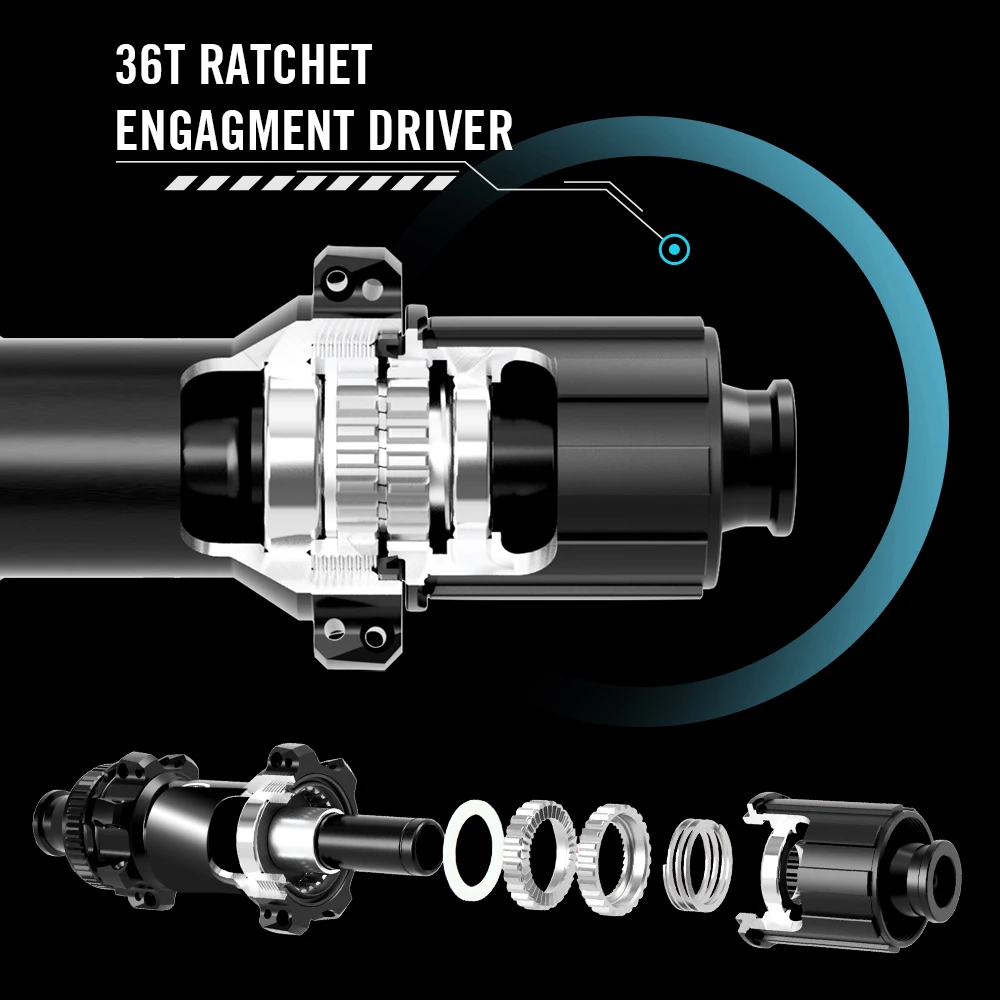 Ryet Ratchet 36T butuc MTB spate 28H Boost 148