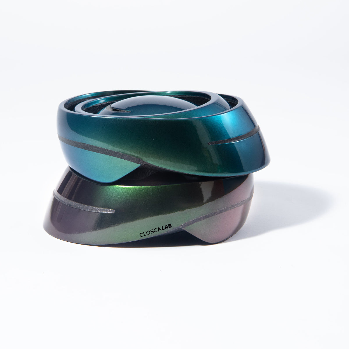 Closca Loop Lab Chameleon Blue casca M iridescenta