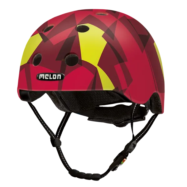 Melon Urban Active Ember cască bicicletă roșu mozaic