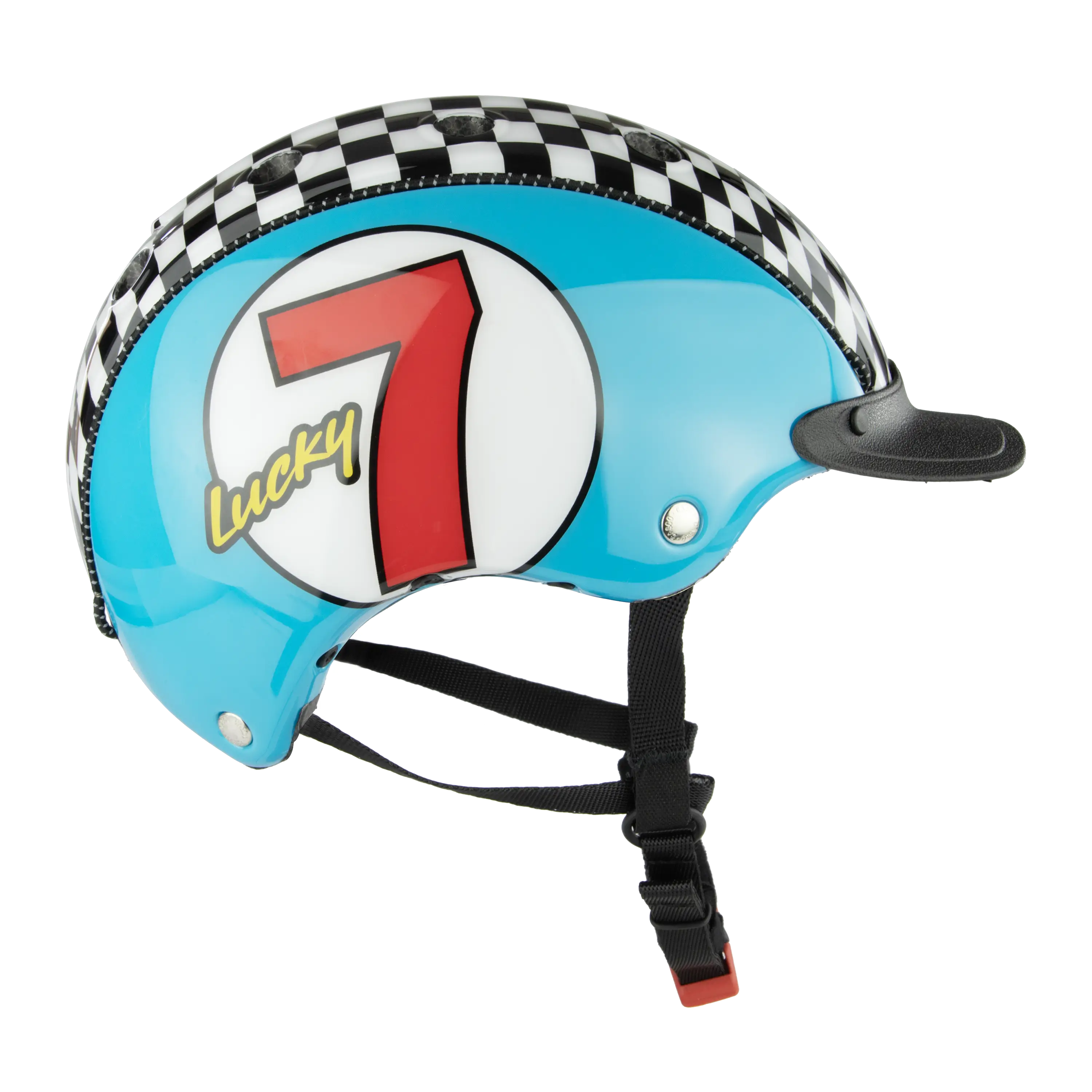 Casco Mini2 Lucky 7 casca bicicleta copii albastru