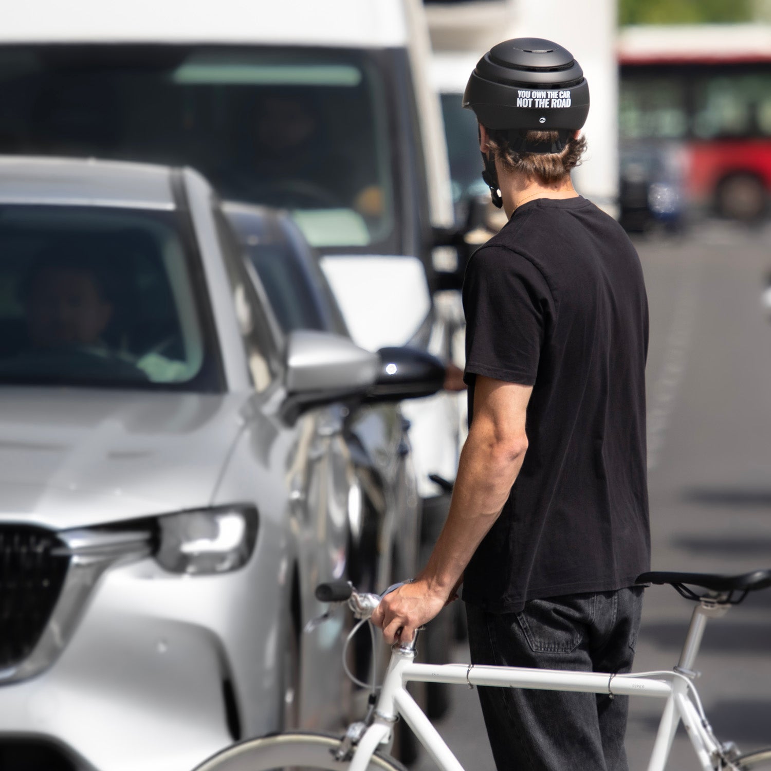Closca Loop Lab Civic cască bicicletă pliabilă neagră