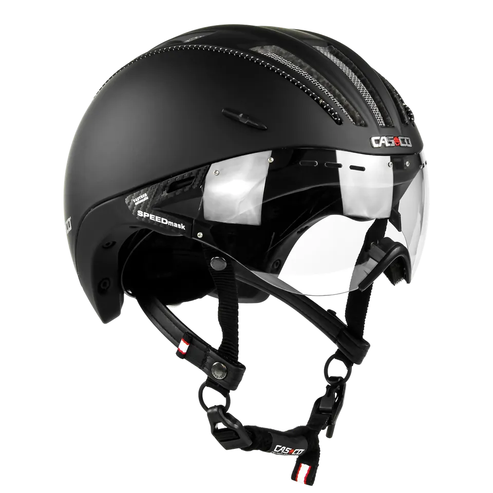 Casco Roadster Plus casca urbana negru mat cu viziera