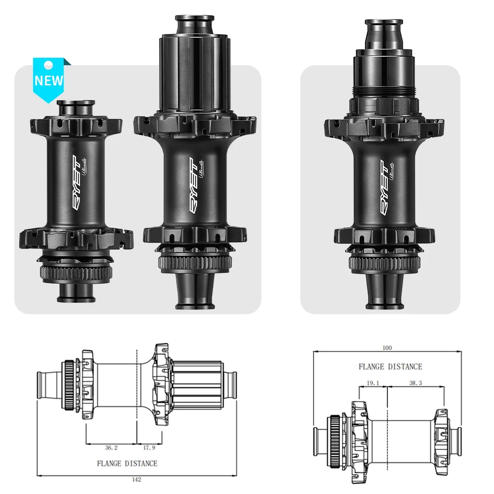 Ryet butuc fata sosea disc 21H HG XDR 12x100 Centerlock