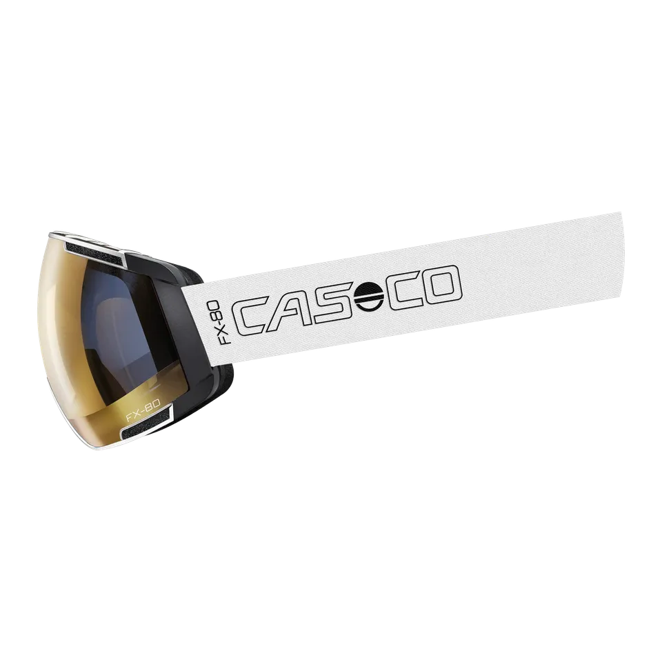Casco FX80 STRAP VAUTRON+ ochelari schi albi fotocromatici