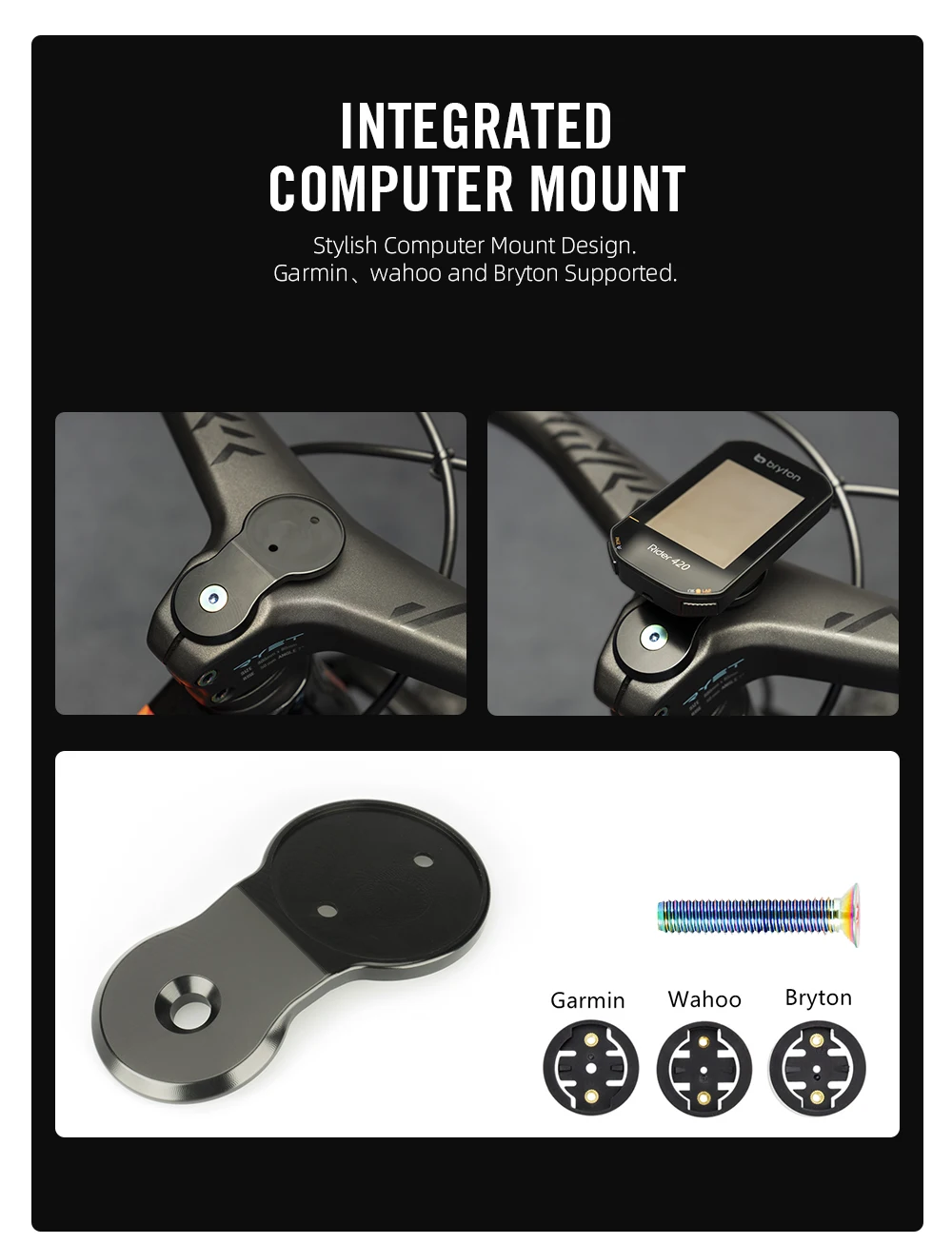 Ryet ERGO14 ghidon carbon integrat 800mm XC