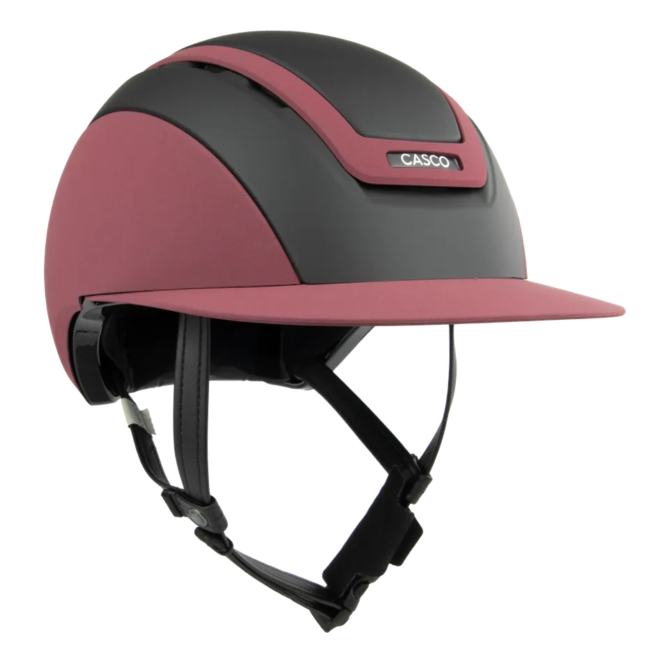 Casco ELITE Velaris casca echitatie Burgundy Red piele