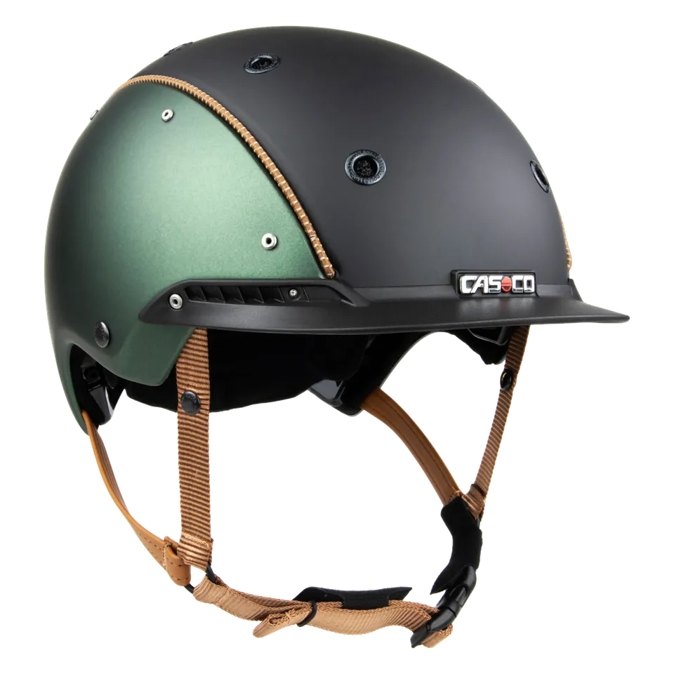 Casco Champ3 cască echitație verde metallic