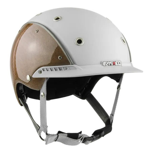 Casco Champ3 Flax Fibre White Gray casca echitatie