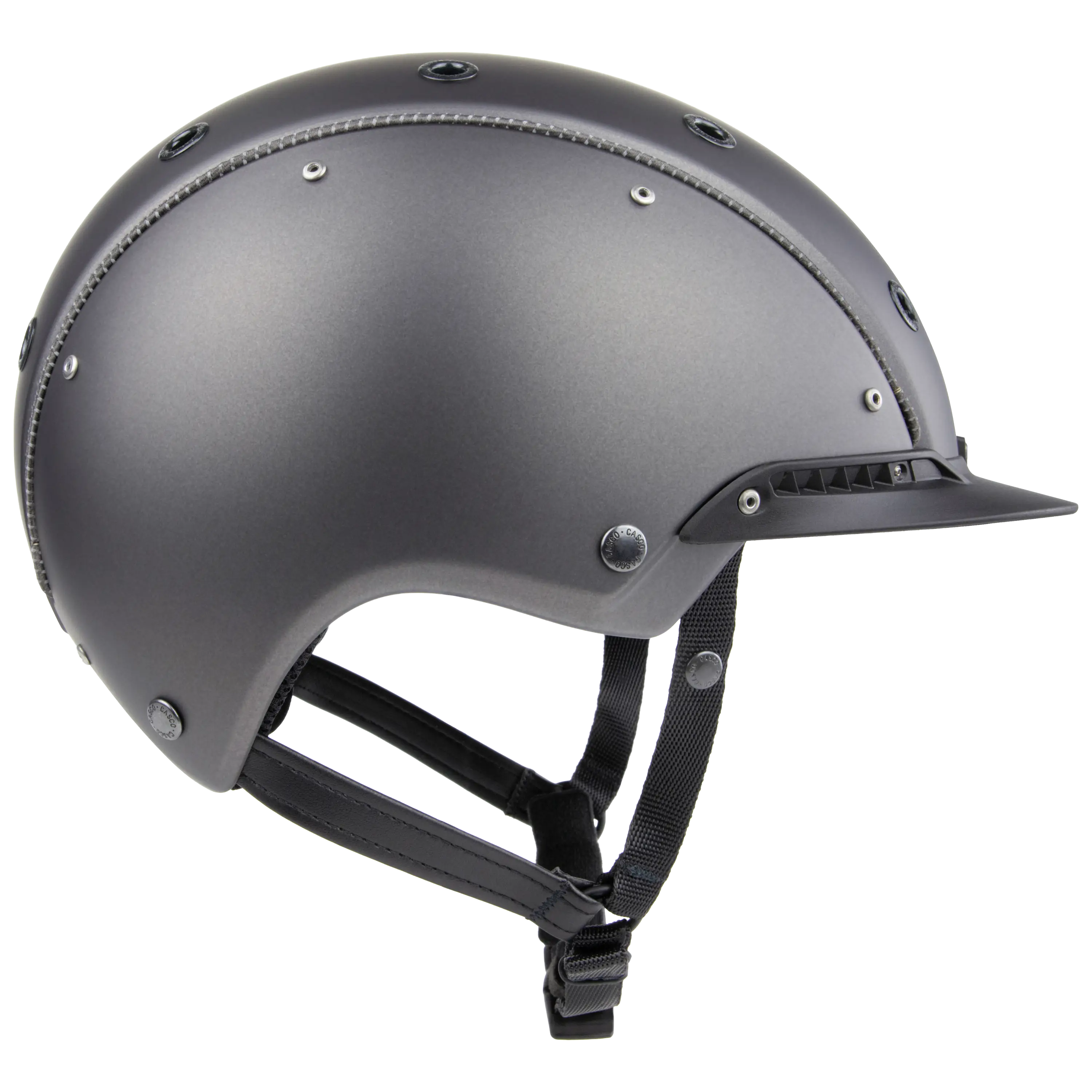 Casco Champ3 cască echitație gri mat ventilată