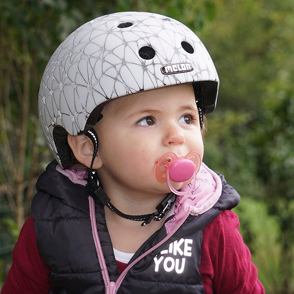 Melon Toddler Synapse White casca copii XXS alb reflectorizant