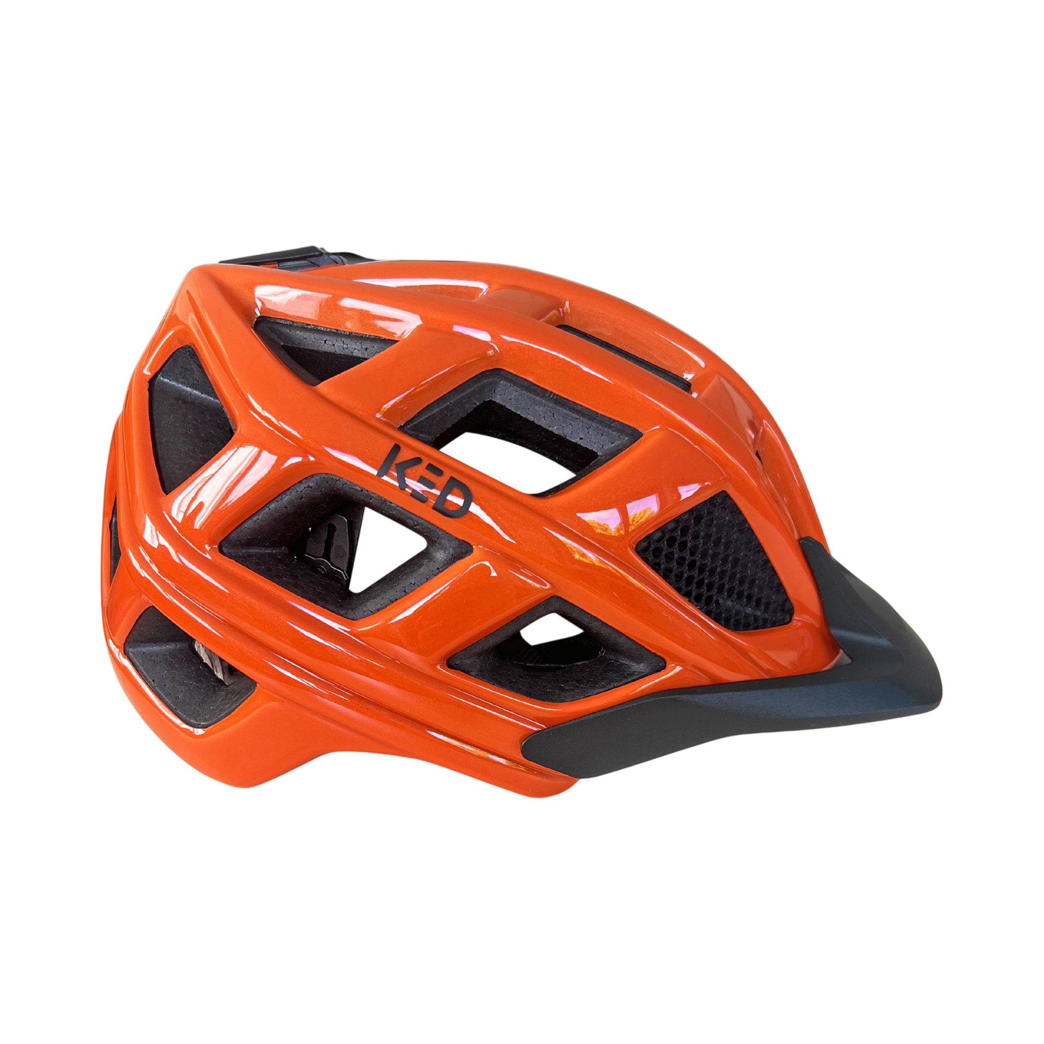 KED Crom Swiftie casca bicicleta Orange Glossy M 52-58