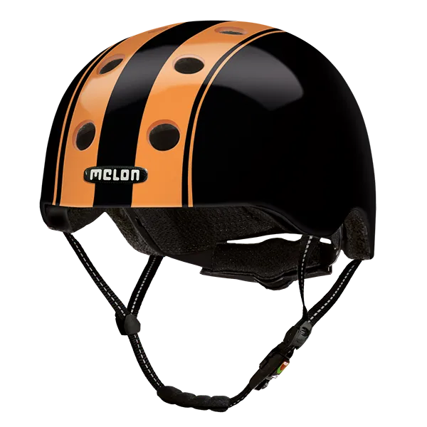 Melon Urban Active Double Orange Black cască dungi portocalii