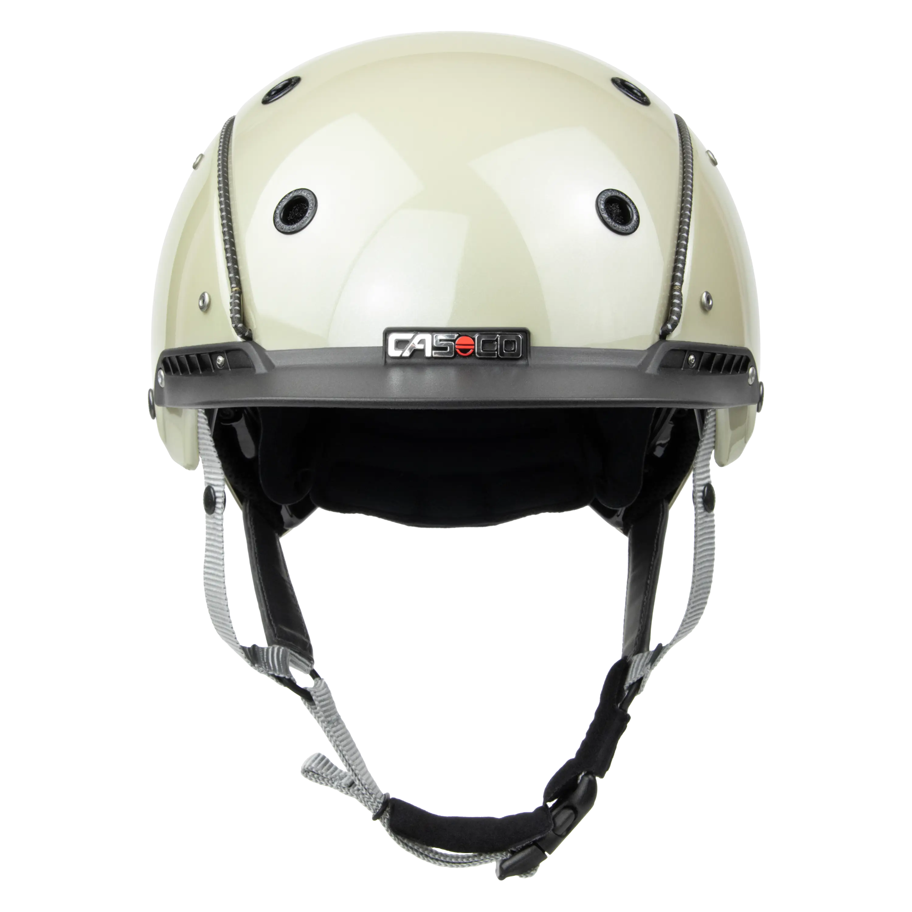Casco Champ3 Plus cască echitație alb metalic