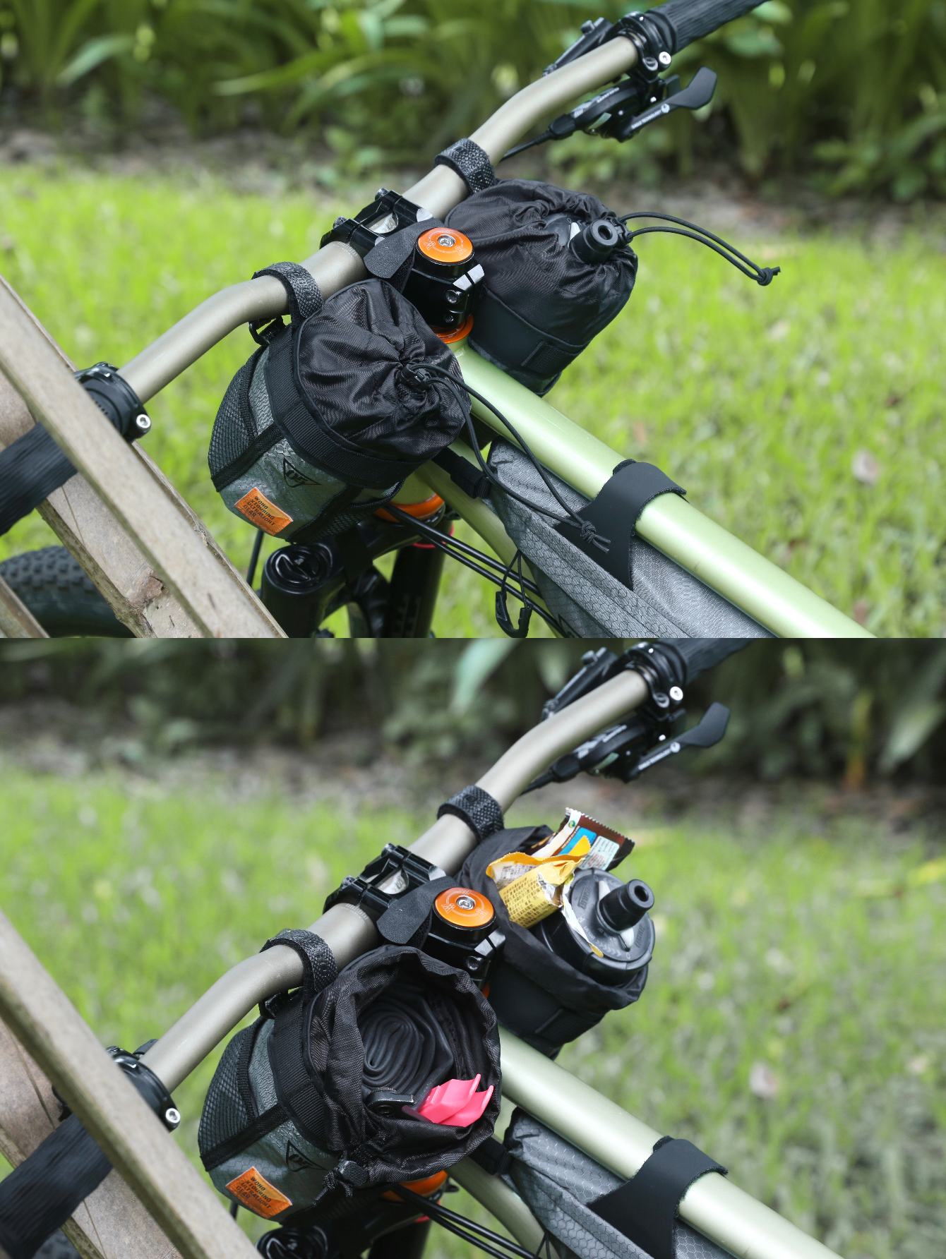 WOHO XTouring Almighty Cup Holder geantă ghidon gri 1L