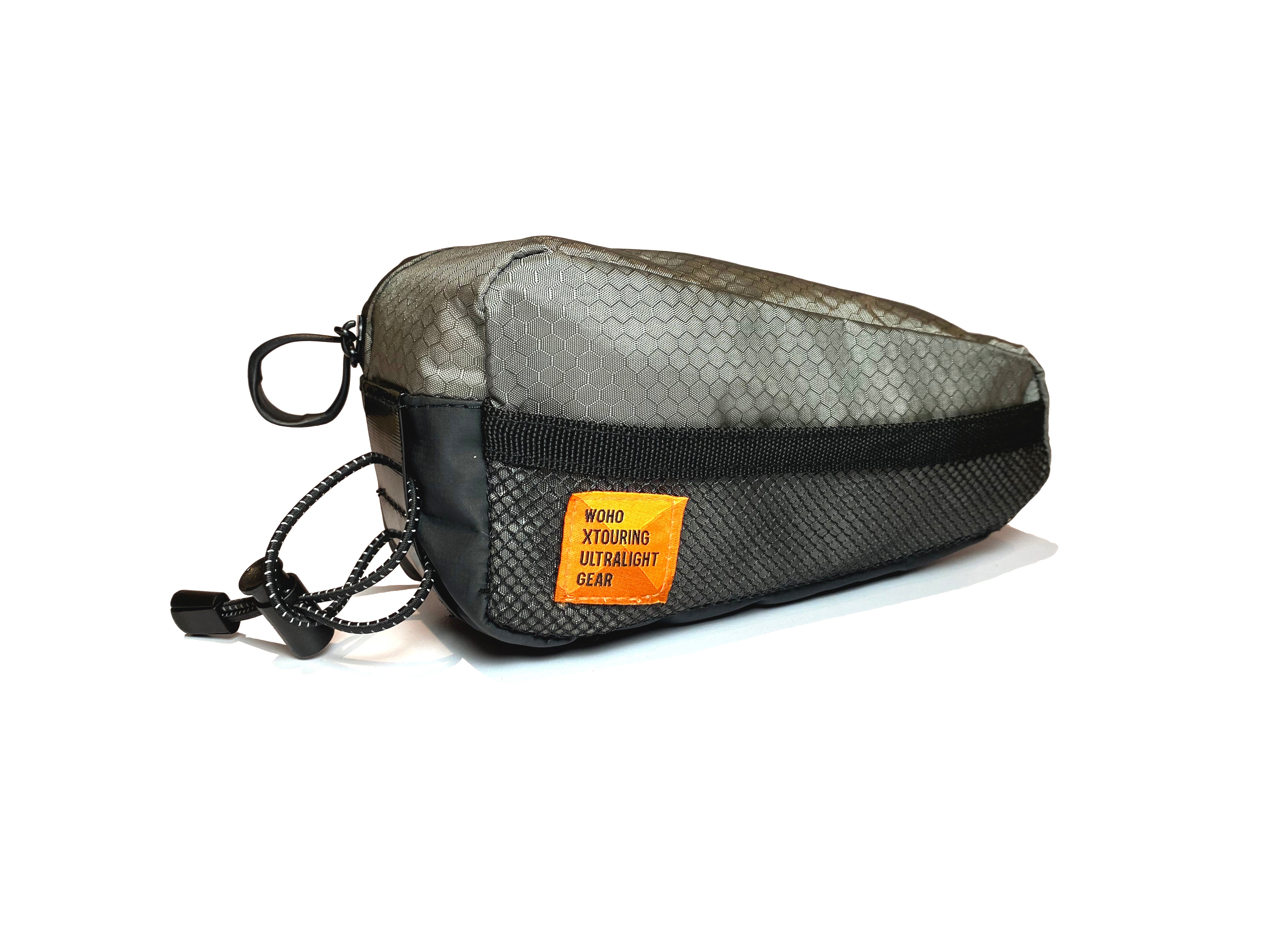 WOHO XTouring geantă top tube Honeycomb Iron Grey îngustă