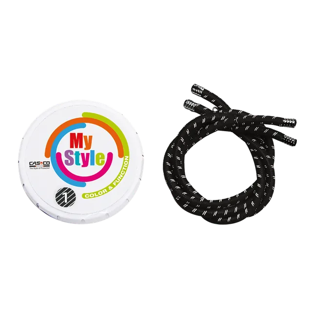 Casco MyStyle Stripes benzi cască negru reflectorizant
