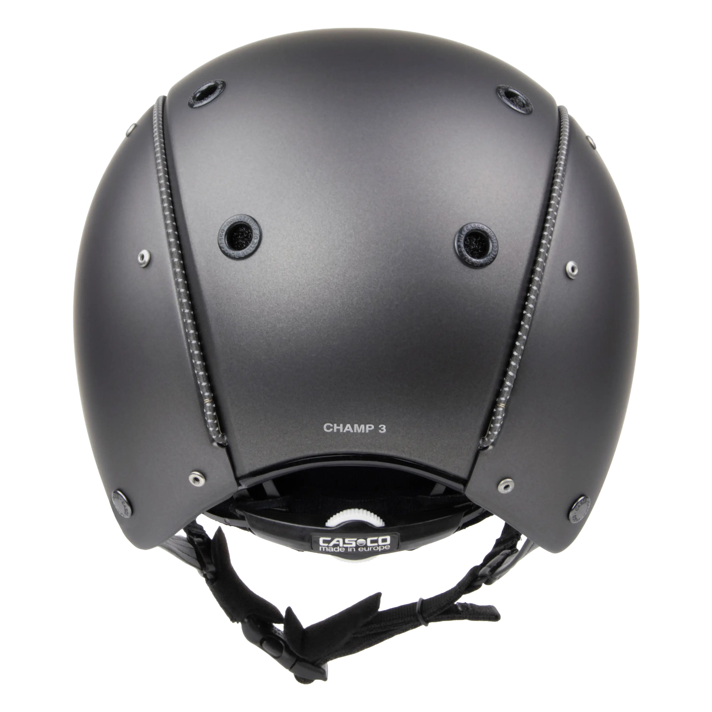 Casco Champ3 cască echitație gri mat ventilată