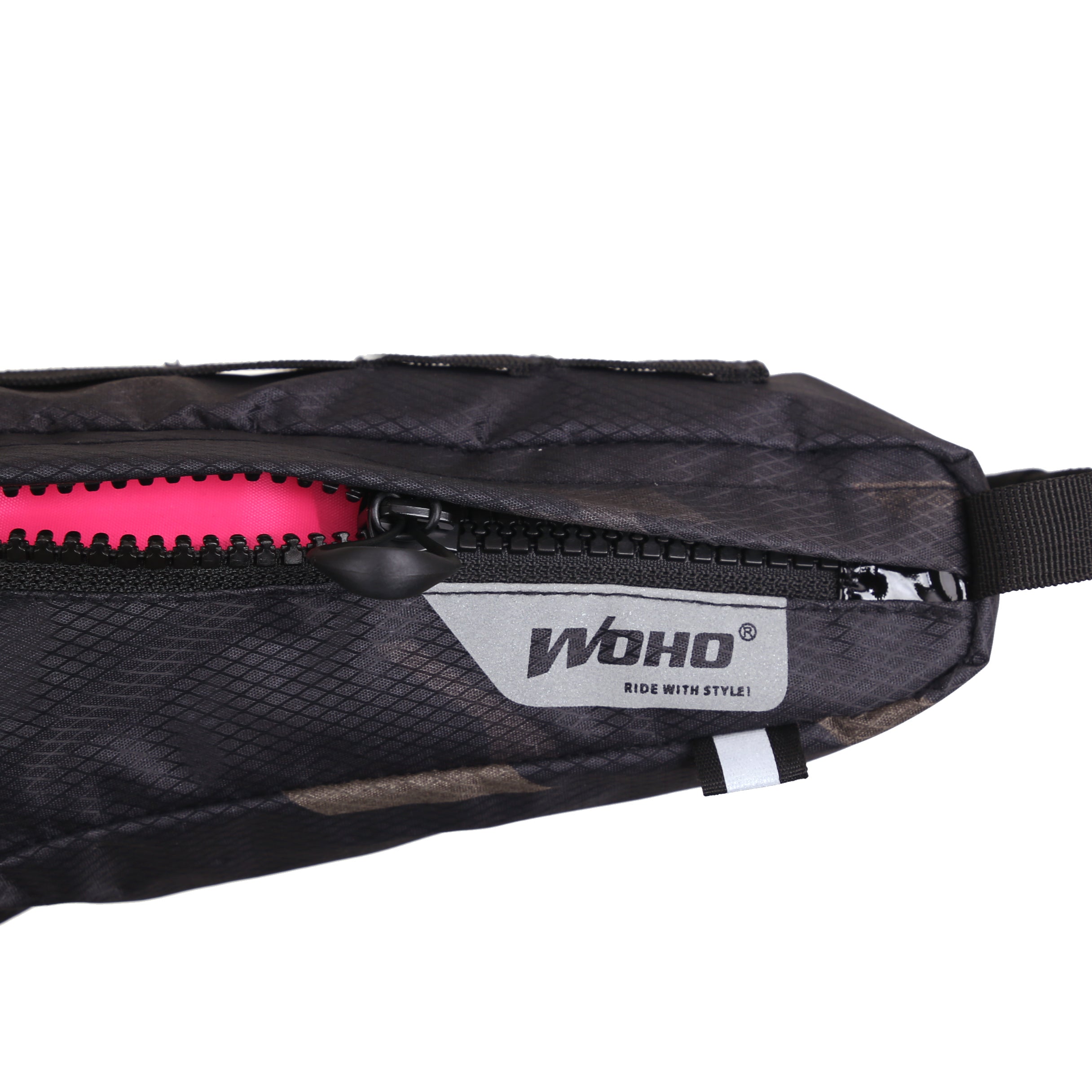 WOHO XTOURING geanta cadru Cyber-Camo Diamond Black