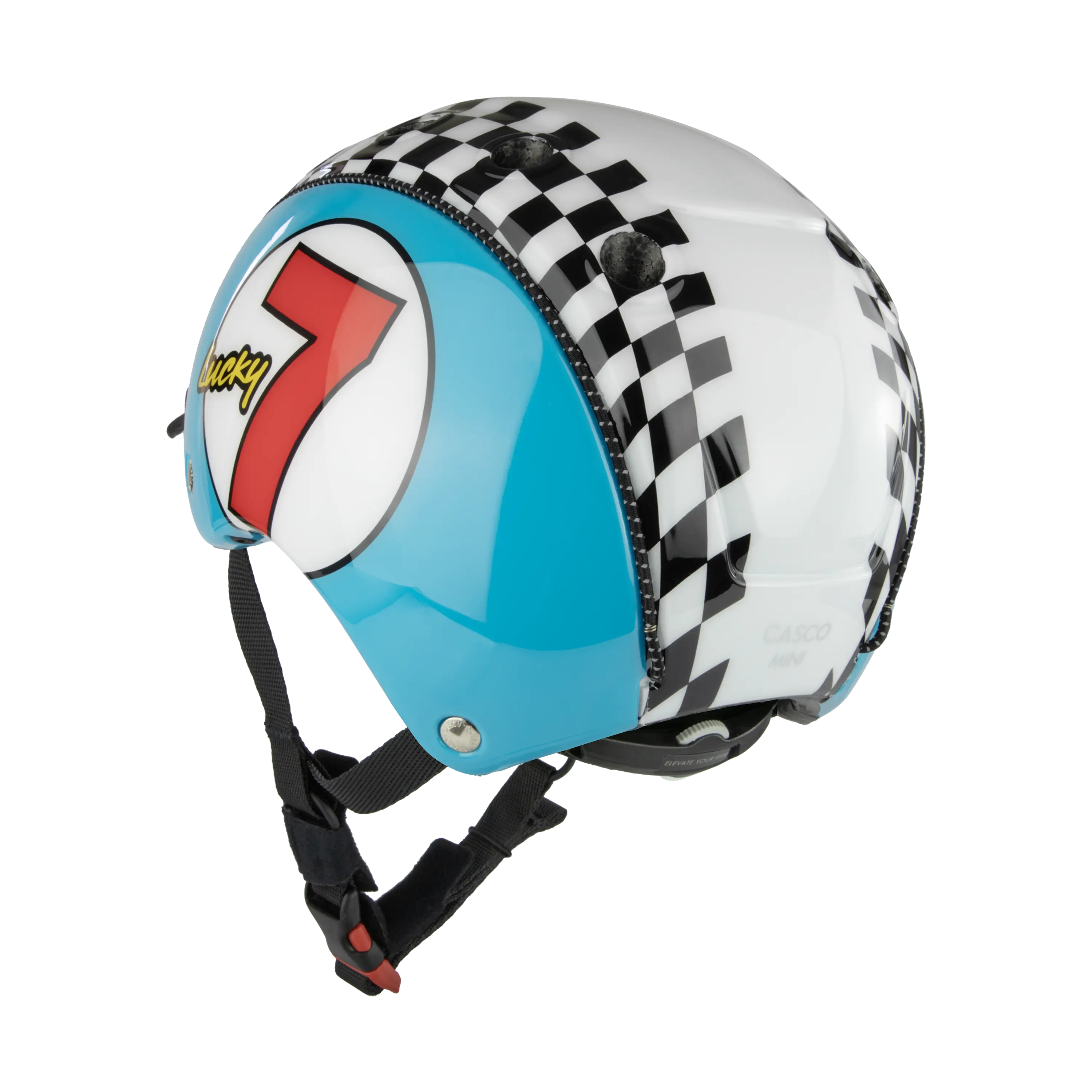 Casco Mini2 Lucky 7 casca bicicleta copii albastru