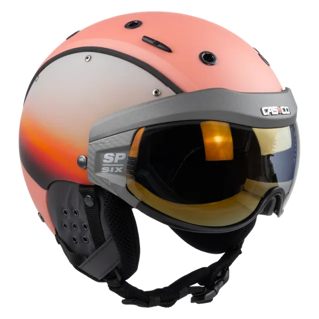Casco SP-6 Pfirsich Matt cască schi cu vizor piersică mat