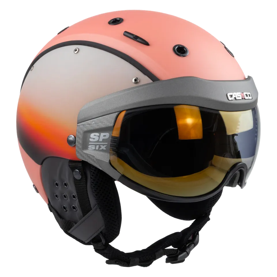 Casco SP-6 Pfirsich Matt cască schi cu vizor piersică mat